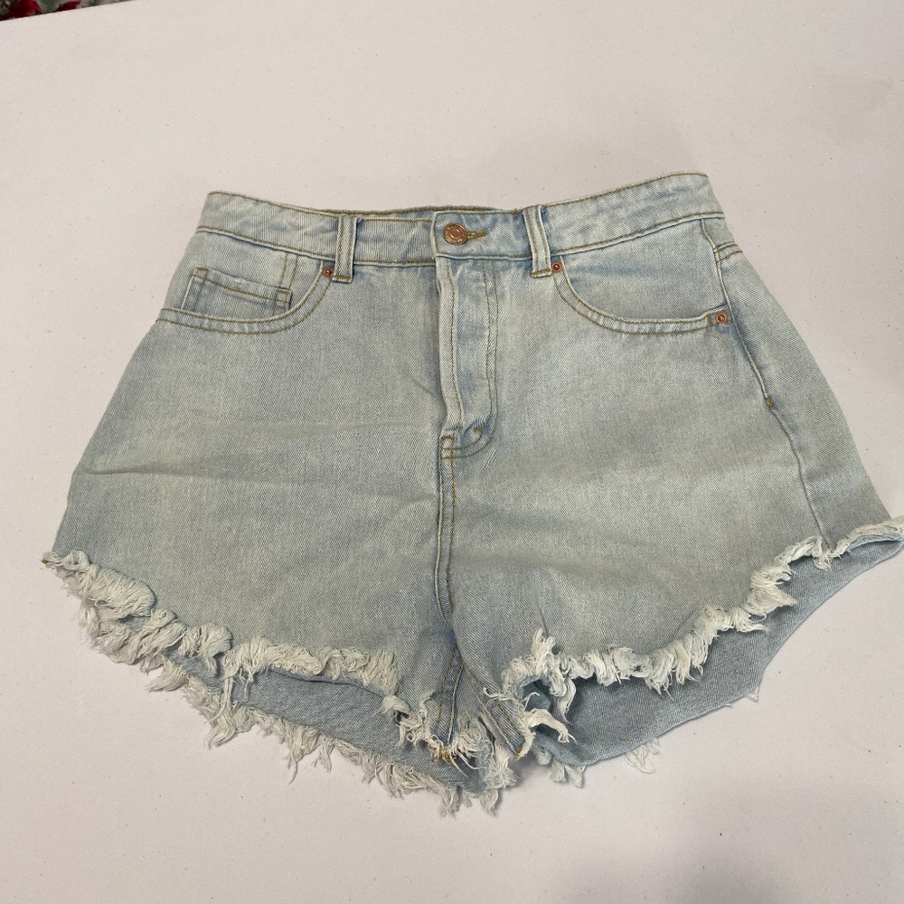 Wild fable womens shorts light blue Jean shorts size 6 100% cotton
